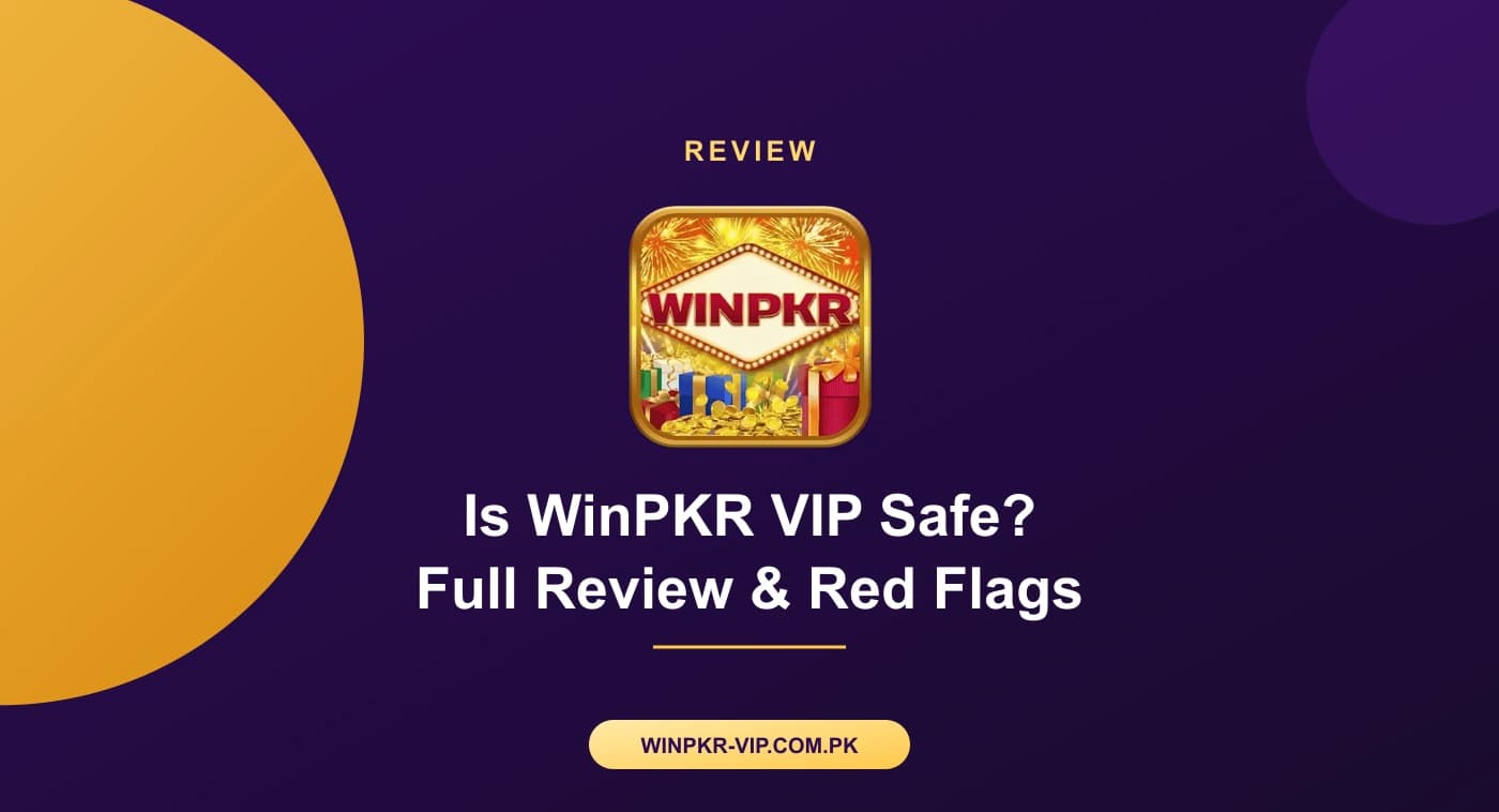 Checklist graphic reviewing whether is winpkr vip safe before download and deposit