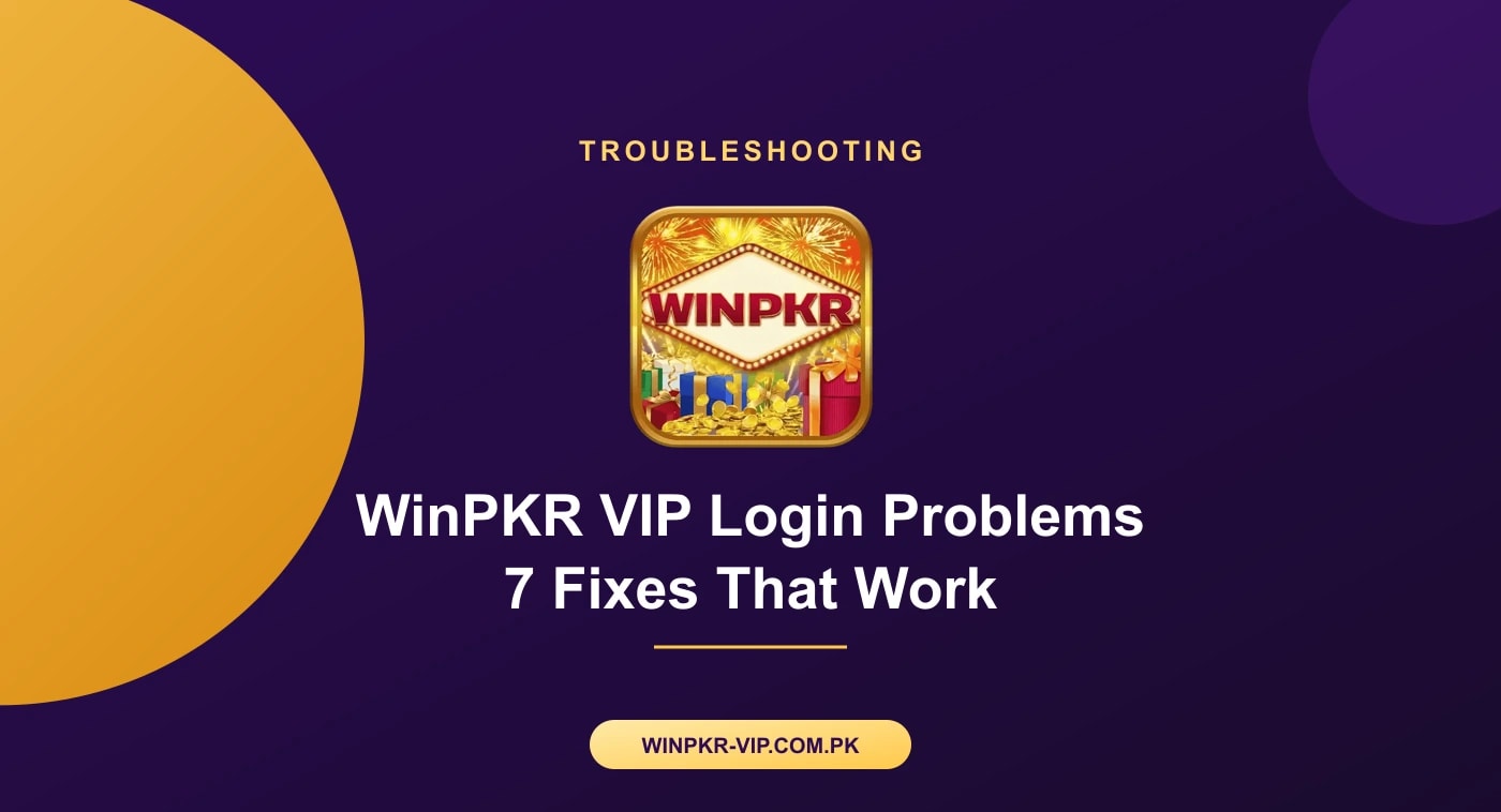 WinPKR VIP Login Problems Troubleshooting screen showing a step to resolve winpkr vip login problems on an Android phone